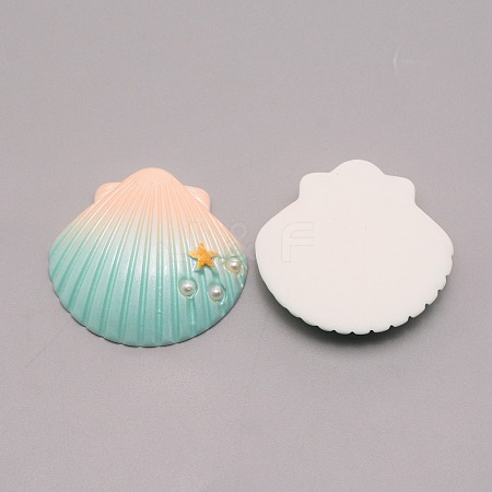Resin Cabochons CRES-WH0010-002B-1