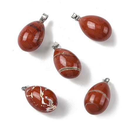 Natural Red Jasper Pendants GG-K002-08A-10-1