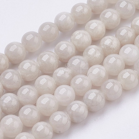 Natural Yellow Jade Beads Strands G-G598-4mm-YXS-03-1