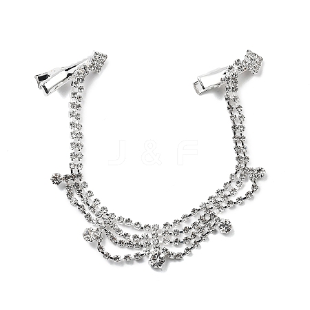 Alloy Rhinestone Hair Chain LS-OHAR-M044-02D-S-1