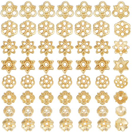 Brass & Alloy Flower Bead Caps FIND-BBC0003-33-1
