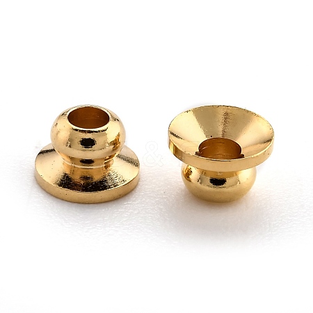 Brass Beads Caps KK-H759-35B-G-1