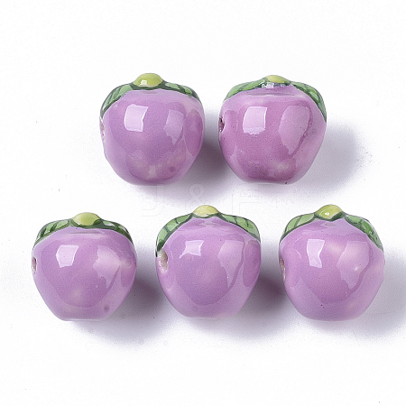 Handmade Porcelain Beads PORC-N004-94A-1