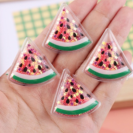 Transparent PVC Plastic Cabochons JX139A-03-1