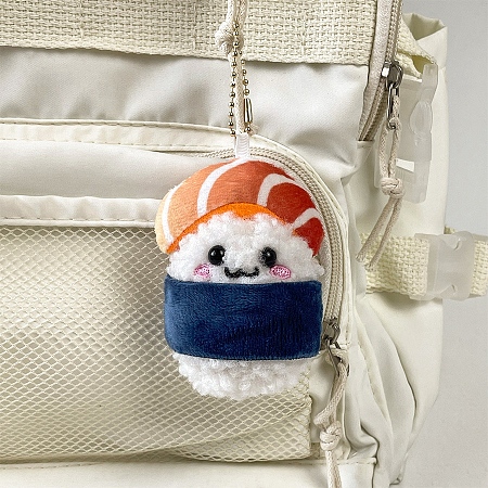 Japanese Cartoon Style Salmon Sushi Plush Pouches PW-WG91A2A-02-1