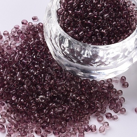 Transparent Round Glass Seed Beads X1-SEED-A004-2mm-16-1