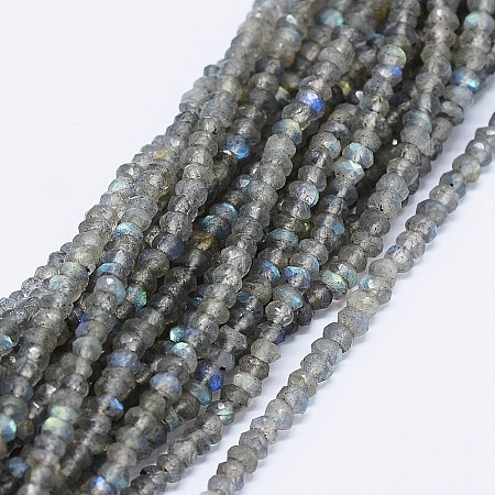 Natural Labradorite Beads Strands G-E475-01A-1