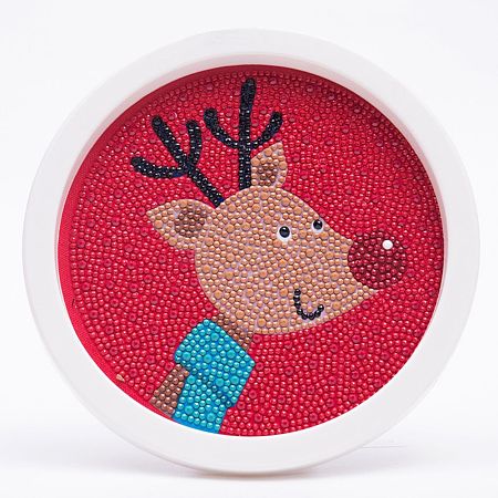 DIY Christmas Theme Diamond Painting Kits For Kids DIY-F073-08-1