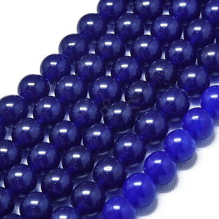 Natural Malaysia Jade Beads Strands G-L645-C01-12mm-18-1