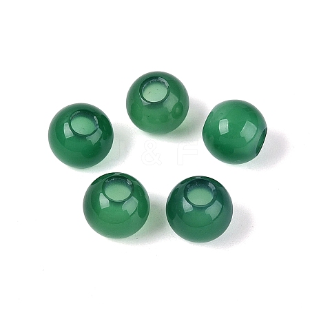 Natural Green Onyx Agate Beads G-Q602-08A-03-1