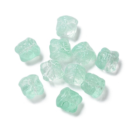 Baking Paint Transparent Glass Beads X1-GLAA-C035-01E-1