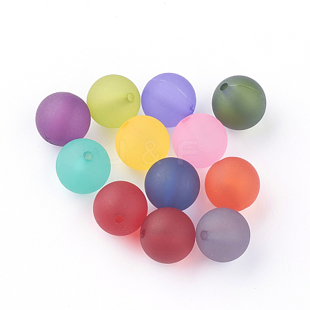 Transparent Acrylic Beads FACR-YW0001-05C-1