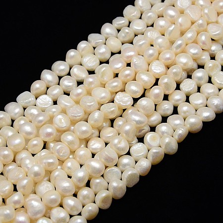 Natural Cultured Freshwater Pearl Beads Strands PEAR-L001-C-01-1