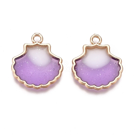 Alloy Enamel Pendants ENAM-I044-11B-1