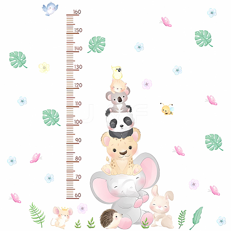 PVC Height Growth Chart Wall Sticker DIY-WH0013-68-1