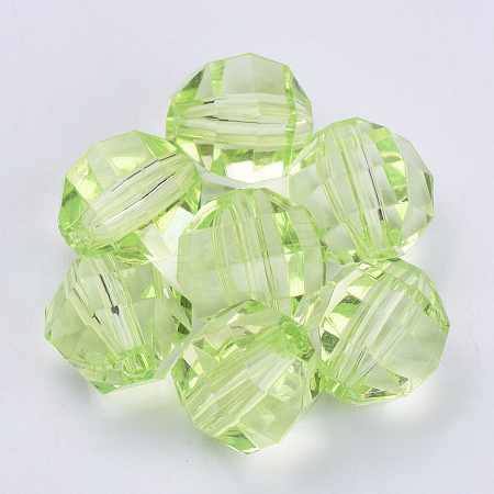 Transparent Acrylic Beads LS-TACR-Q256-6mm-V32-1