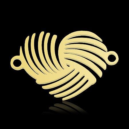 Ion Plating(IP) 201 Stainless Steel Connector Charms STAS-N090-LA873-2-1