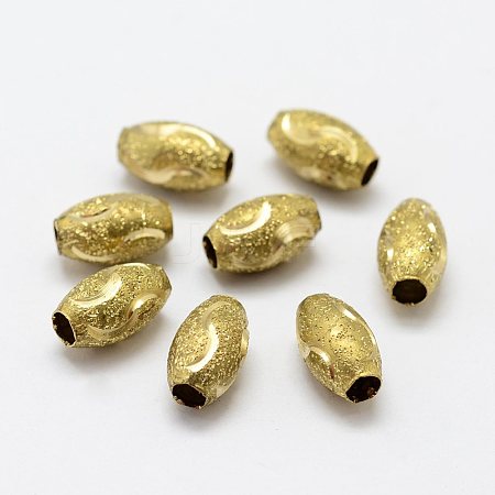 Brass Textured Beads KK-J270-59C-1