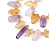 Natural Ametrine Beads Strands G-Z091-A41-3