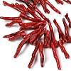 Opaque Acrylic Imitation Coral Beads Strands SACR-P033-01A-07-2