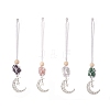 Moon 201 Stainless Steel Pendant Decorations HJEW-JM00958-2