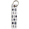 PU Leather Rectangle with Evil Eye Keychain PW-WG8C289-06-1