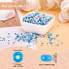 Opaque Glass Round Seed Beads GLAA-TAC0025-07A-01-4
