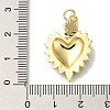 Rack Plating Brass Enamel Pendants KK-I720-27G-01-3