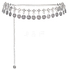 1Pc Tibetan Style Alloy Coin Tassel Waist Belly Chains for Women AJEW-GF0015-06AS-9