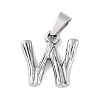 Non-Tarnish 304 Stainless Steel Pendants STAS-F235-01P-W-1