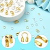 Zinc Alloy Lobster Claw Clasps with Brass Wire Guardian and Protectors with Iron Open Jump Rings DIY-YW0010-08-4