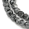 Non-magnetic Synthetic Hematite Beads Strands G-I365-17-3