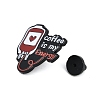 Transfusion Coffee with Word Enamel Pins JEWB-Q014-11A-3