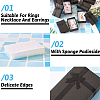 Rectangle Paper Jewelry Gift Boxes with Bowknot LS-CON-TAC0010-79A-4