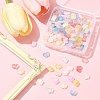 200Pcs Gradient Color Transparent Acrylic Beads MACR-FS0002-02-7