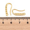 Brass Rhinestone Earring Hooks KK-C261-01B-G-3