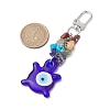 Evil Eye Blue Glass Pendant Decooration HJEW-JM01967-02-3