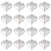 SUNNYCLUE 100Pcs 316 Surgical Stainless Steel Pendants STAS-SC0004-47-1