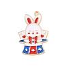 Alloy Enamel Pendants ENAM-M055-23G-02-1