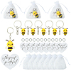 DIY Bees Keychain Making Kits DIY-YW0012-49-1