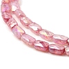 Imitation Jade Glass Beads Strands GLAA-P058-04A-03-3