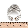 304 Stainless Steel Cuff Ring Components SA-CBA82C8-01D-P-3