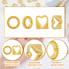 40Pcs 2 Style Alloy Bead Frame FIND-DC0002-72-4