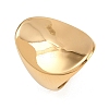 Oval 304 Stainless Steel Finger Rings for Women RJEW-G367-01G-3
