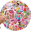 50Pcs PVC Waterproof Stickers PW-WGCBF4D-01-2