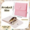 4Pcs 4 Colors Microfiber Jewelry Flap Pouches ABAG-OC0001-19-2