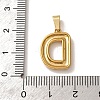 304 Stainless Steel Micro Pave Clear Cubic Zirconia Pendants CU-CBA703A-05G-D-3