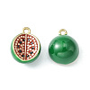 Brass Enamel Charms KK-G462-21LG-1