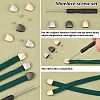  3 Sets 3 Colors Iron No Tie Shoe Lace Tip Decoration Kits DIY-NB0007-85-5