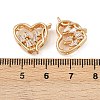 Brass Pave Clear Cubic Zirconia Multi-Strand Links KK-F906-18G-3